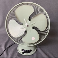 M14172【 レトログリーン 扇風機 】 ハモサ ノスタルジックでかわいい ４枚羽 2011年製 HERMOSA 