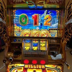 ユニバーサル MILLION GOD ミリオンゴッド 神々の凱旋 パチスロ 実機