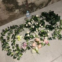 造花大量　26個　結婚式　飾り　薔薇など