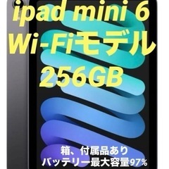 ipad mini 6 Wi-Fiモデル 256GB