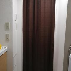 冷暖房効率アップ　間仕切りカーテン