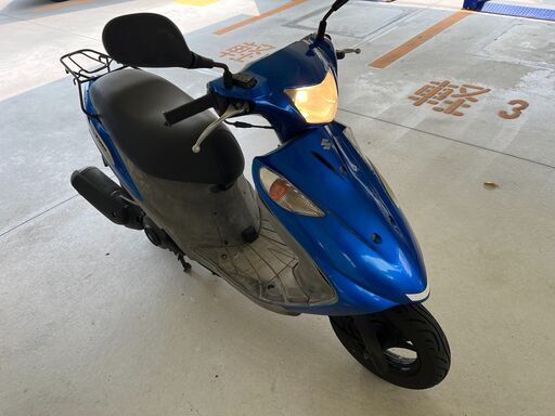 アドレスV125G青7万円　自賠責付