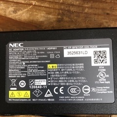 【中古】NEC ノートPC用純正ACアダプタ