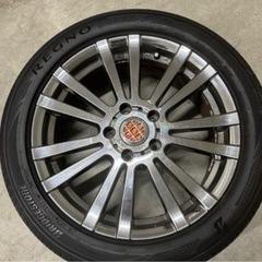 ブリヂストン REGNO P1801 215/50R17 95V  & 　RAYS(レイズ) VERSUS(ベルサス)ホイール COLLEZIONI ALBORE DUE 7Jx17+52 　 114.3-5H  4本セット