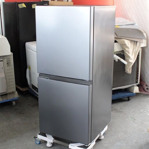 T005) ☆高年式☆ AQUA 2ドア 169L 2023年製 AQR-17P(DS) ダークシルバー 右開き 3段引き出し構造 耐熱トップ アクア ノンフロン冷凍冷蔵庫