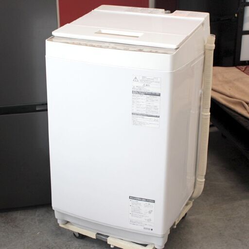 T008) 東芝 AW-BK8D8 8.0kg ZABOON 2020年製 ウルトラファインバブル ガラストップデザイン 自動お掃除 全自動縦型洗濯機 TOSHIBA 8kg