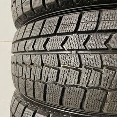 走行短め DUNLOP WINTER MAXX WM02 195/65R15 15インチ スタッドレス 4本 21年製 ノア セレナ プリウス アイシス プレマシー等　(MTX99)クレジットカード QRコード決済可能