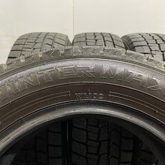 走行短め DUNLOP WINTER MAXX WM02 195/65R15 15インチ スタッドレス 4本 21年製 ノア セレナ プリウス アイシス プレマシー等　(MTX99)クレジットカード QRコード決済可能