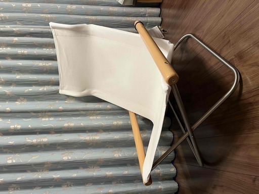 NychairX(ニーチェアエックス)　ナチュラルホワイト　オットマン付