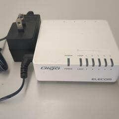 ELECOM　1000BASE-T対応 スイッチングハブ