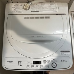 5/18 AMまでSHARP 洗濯機　家電 生活家電 洗濯機