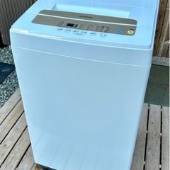 【美品 クリーニング済】2021年 5.0kg 洗濯機 IRIS...