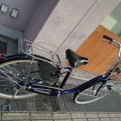 [日本製] Vivace Premium(ヴィヴァーチェ プレミアム)26吋 ファミリーサイクル 変速なし/LEDオート(グロスコバルト)