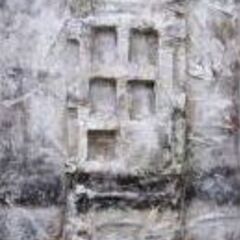 ◆北海道のホテルロビーに展示されていた名品です◆◆欧米コレクター間で注目の日本人アーティスト「Masahiro Narita」抽象立体絵画(直筆サイン入)　