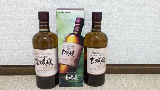 ニッカウイスキー　シングルモルト宮城峡　700ml　2本セット