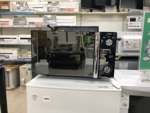 TWINBIRD ミラーガラスフラット電子レンジ 700W【トレファク堺福田店】