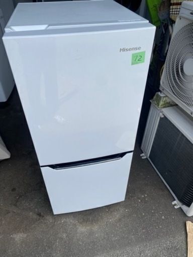 NO72❗️ 福岡市内配送無料 ハイセンス 冷蔵庫 130L 2ドア HR-D1301