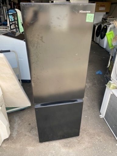 NO65. 福岡市内配送無料　2022年式 ハイセンス 冷蔵庫 幅49cm 175L ブラック HR-D1701B 2ドア 右開き 大容量冷蔵室122L スリム