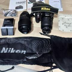 Nikon 一眼レフカメラ wレンズ付きフルセット