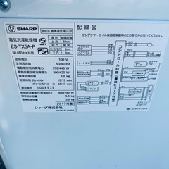 シャープ　電気洗濯乾燥機　ES-TX5A-P
