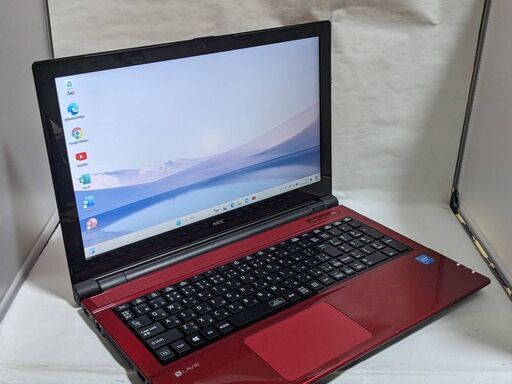 NECLavieNS150FAR赤美品SSD256GBWIN11Office2021