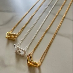 ダブルリングネックレス　ネックレス　ひめか愛用　人気アイテム