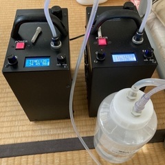 高濃度水素酸素ガス（HHOガス）吸引装置2台連結セット