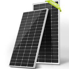 ソーラパネル200Wx4枚+オフグリットインバーター（DIY自家発電きっと）