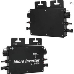 ソーラパネル200Wx4枚+オフグリットインバーター（DIY自家発電きっと）-21型テレビ SHARP