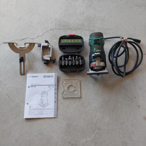DIY 木工 BOSCH ボッシュ  パワートリマー PMR-500 トリマービット セット