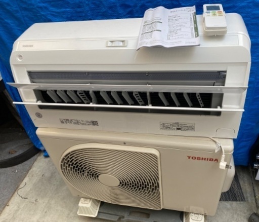 TOSHIBA/東芝 10畳用エアコン 大清快 RAS-H281R-W 家電 冷暖房 エアコン 壁掛型 100V 2021年製 美品