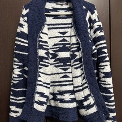 【セーター】Mサイズ-前開きセーター(上着)
