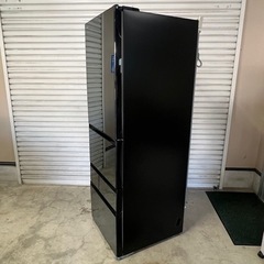 鏡面！大容量！冷蔵庫 タッチオープンTOSHIBA 465L 2...