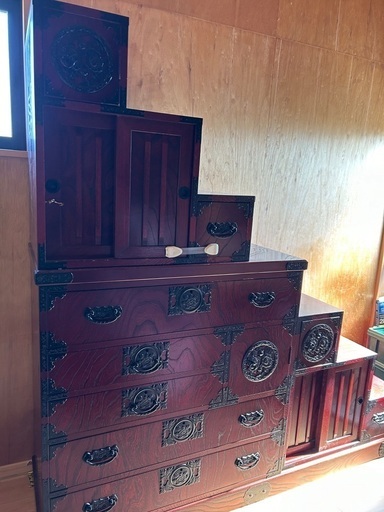 家具　和風　階段箪笥　飛騨家具