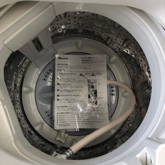 安心の6ヶ月保証付き！【SHARP 全自動洗濯機 ES-GE4C 4.5kg 2019年製】お売りします！