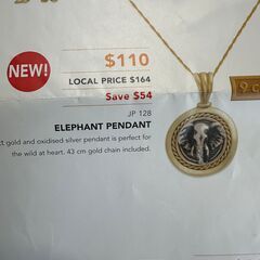 【ネット決済・配送可】ELEPHANT PENDANT
