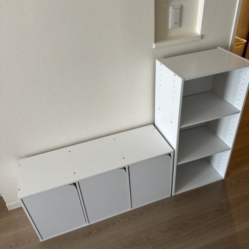 家具 収納家具  2個セット　カラーボックス