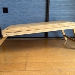 【破損あり】IKEA 折りたたみテーブル ベッドトレイ フェルフリット