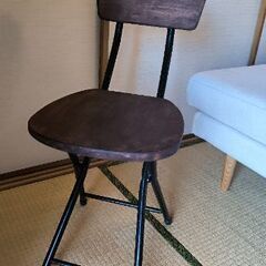 木製折りたたみ椅子　Foldable wooden chair