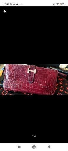 エルメス ポロサスベアンK18ダイヤ ダイヤ&WG金具エルメスHERMES