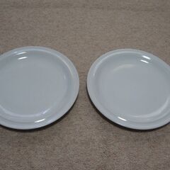 SUNMARC Triple White 白の大皿２枚