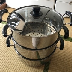 蒸し器　鍋