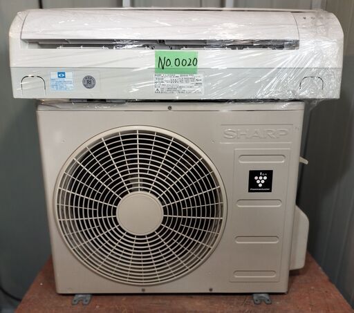 ワ0020 SHARP2016年式2.2kw6畳適用38000円空気清浄機能付き＠標準工事込み大阪市内価格