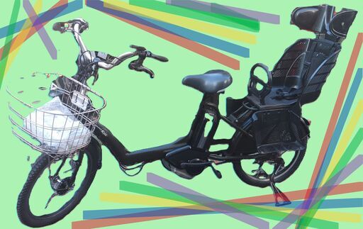 ｄ92土日もお子様と土足のままいろいろなタイプの電動自転車のご試乗可能です。  ️電動自転車・リサイクル専門店　　ご試乗をしてから、ご購入できます。  ２０インチ、チャイルドシート、２人乗り、３人乗り、１人乗り電動自転車  バカ良心的な電動自転車屋１００日間・安心の無料点検・️無料交換保証サービス付き  後ろチャイルドシートを大きめのかごに変更のオプション無料です。  バッテリーは新品の９０％以上の性能です。  １回の充電で３