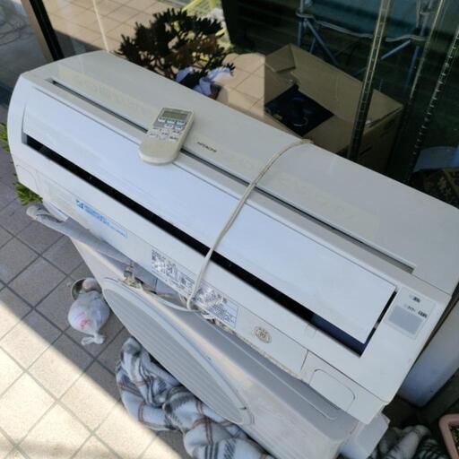 HITACHI 日立　RAS-AW25B 白くまくん ルームエアコン 2.5kW おもに8畳用 2013年製　エアコン　リモコン付　現状売り切り