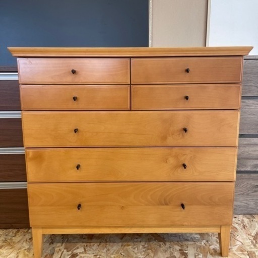 天然木 タンス　家具 収納家具 衣類収納