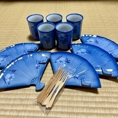 【ネット決済】湯呑み&お茶請け皿セット 5組