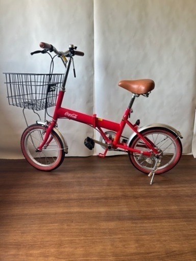 中古美品　コカコーラ折りたたみ自転車(16インチ)　整備済み　No.7