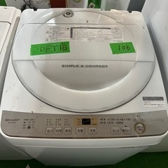 早い者勝ち大セール‼️‼️＋ご来店時、ガン×2お値引き‼️SHARP(シャープ) 2019年製 6.0kg 洗濯機🎉