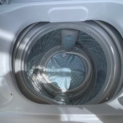 【リサイクルサービス八光】2021年製　ハイセンス　4．5kg 全自動洗濯機　ホワイト HW-E4503